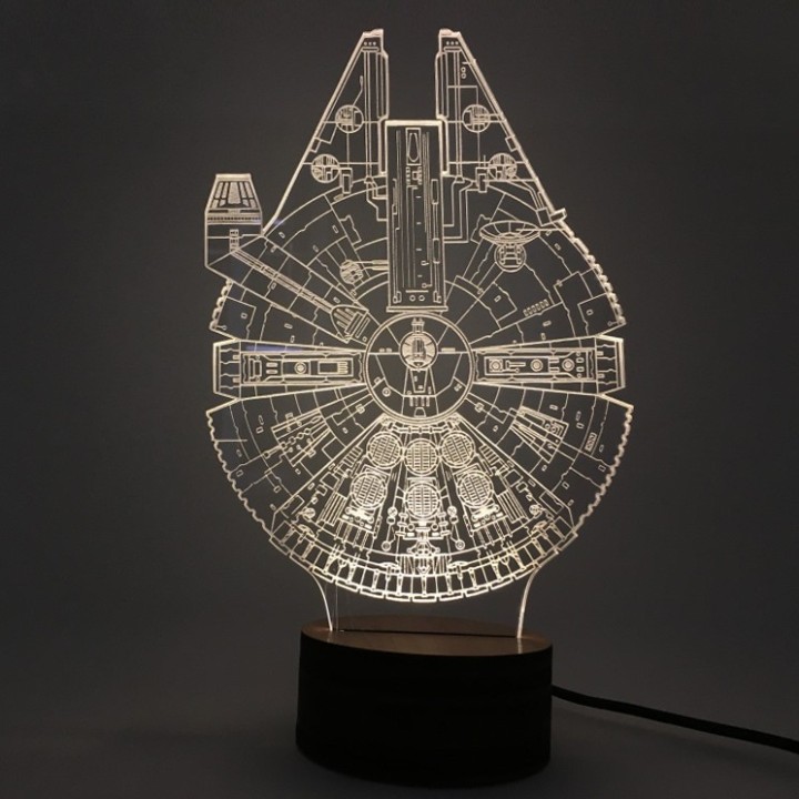 Light Art 3D – Millennium Falcon
