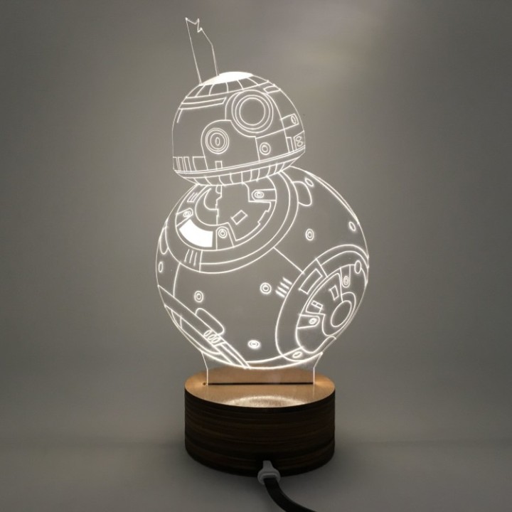 Light Art 3D - BB-8
