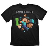 Maglietta Minecraft - Steve Run Away