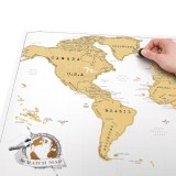 Mappa del mondo da grattare