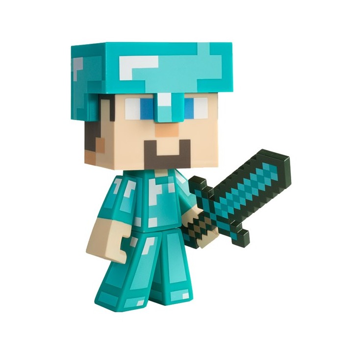 Action Figure Diamond Steve Minecraft