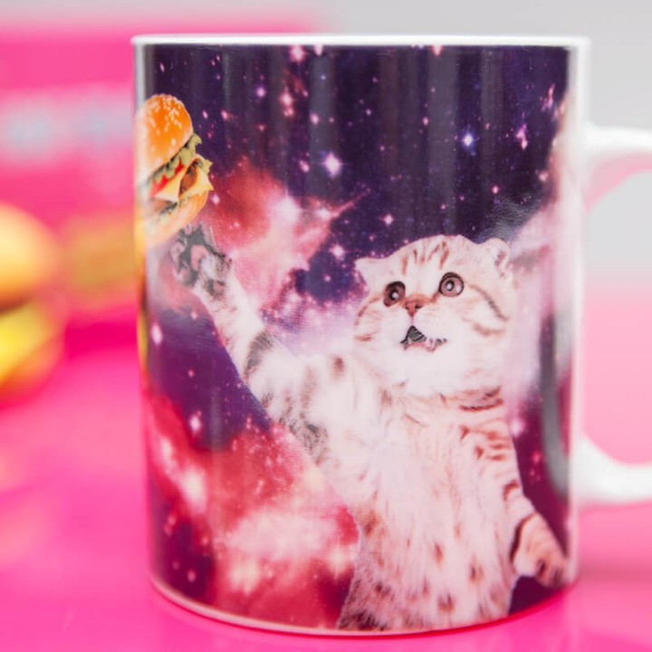 Tazza Gattino spaziale