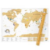 Mappa del mondo da grattare XL