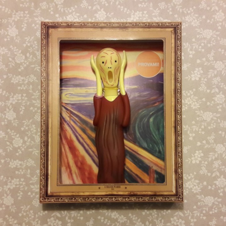 Pupazzo Urlo di Munch