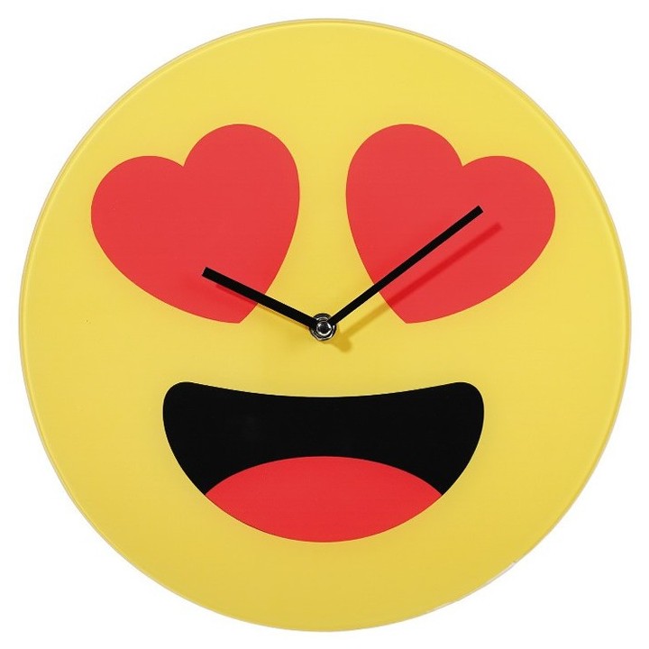 Orologio Emoticon Love