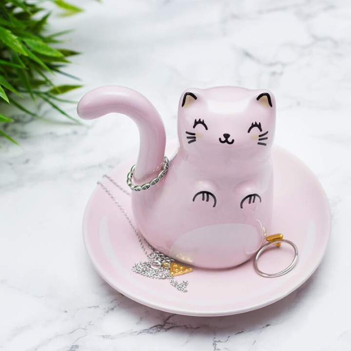 Gatto porta anelli