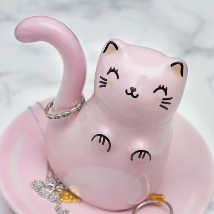 Gatto porta anelli