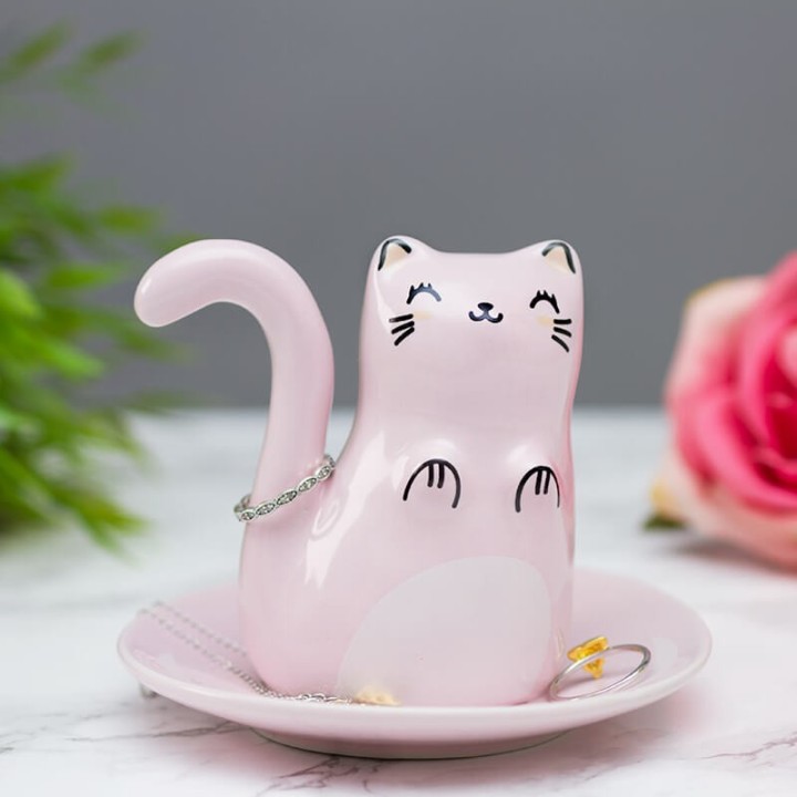 Gatto porta anelli