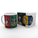 Mug 4 case di Hogwarts