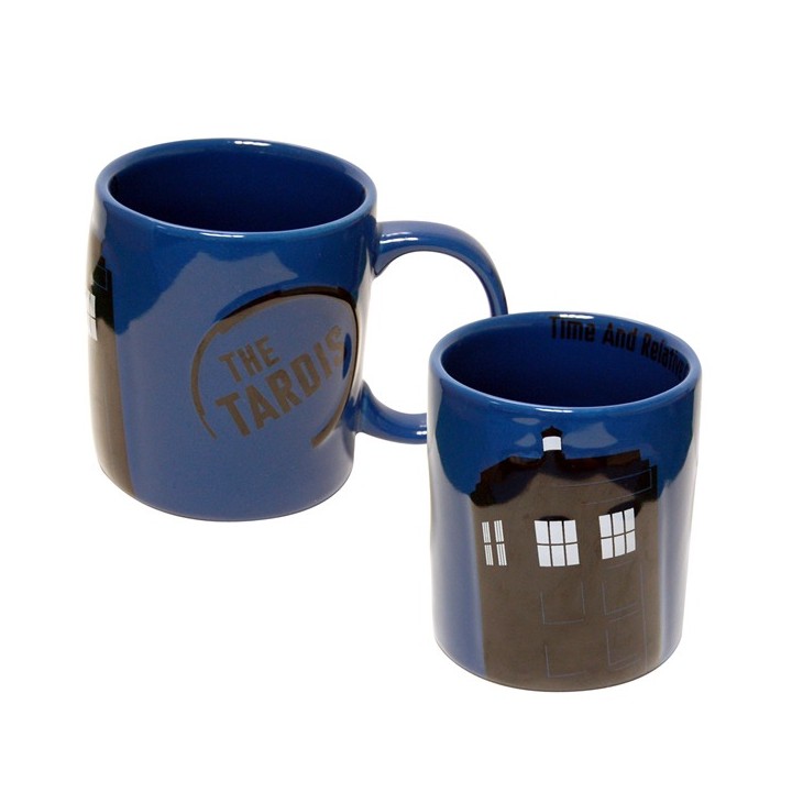Tazza TARDIS rilievo 2D