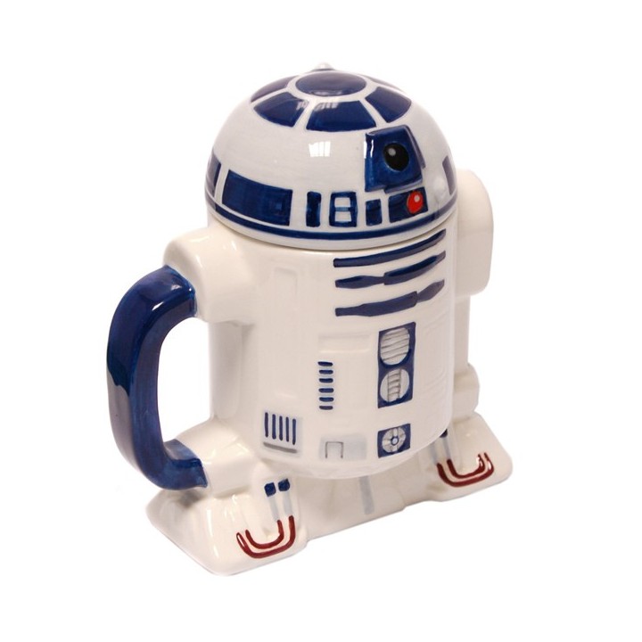Mug con coperchio R2-D2 (chiuso)