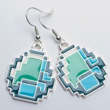 Orecchini con Diamante Minecraft