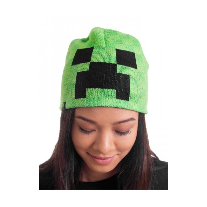 Cappellino invernale Creeper Minecraft