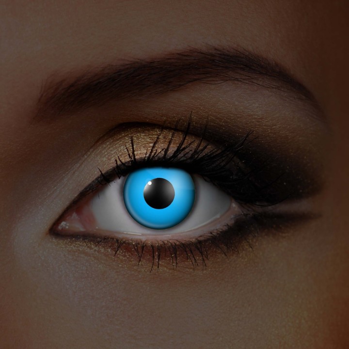 Lenti a Contatto fluorescenti - Blu