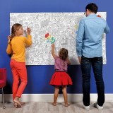 Poster da colorare XXL – Londra