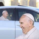 Adesivo da finestrino – Papa Francesco