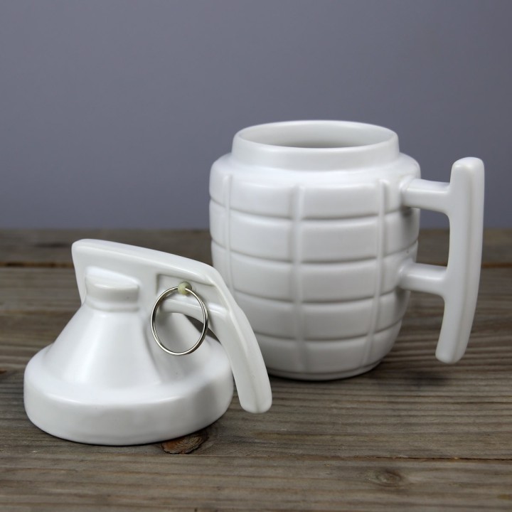 Tazza Granata con coperchio