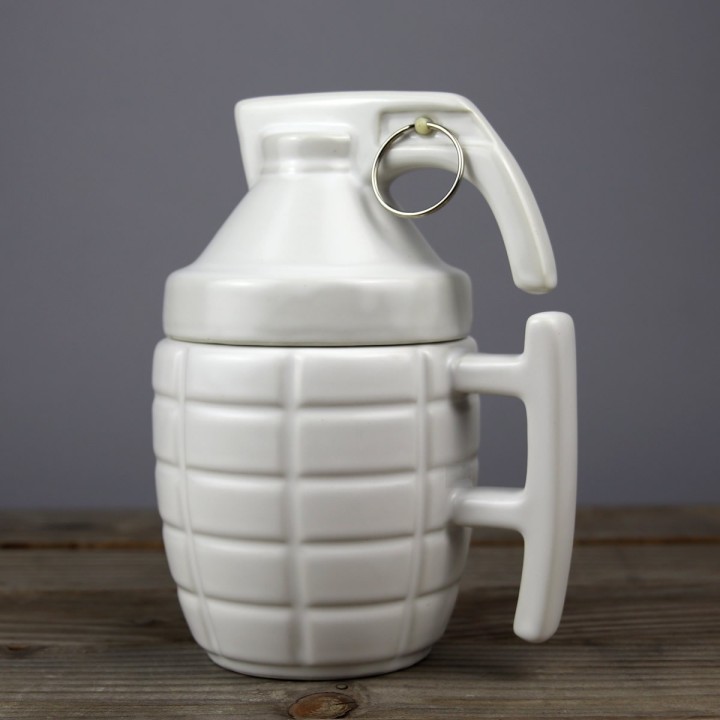 Tazza Granata con coperchio