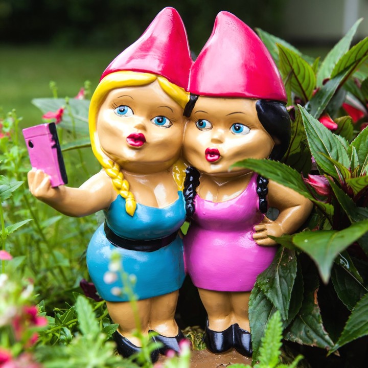 Nane da giardino Selfie