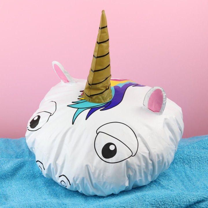 Cuffia da doccia unicorno
