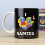 Mug Tetris - I Love Gaming