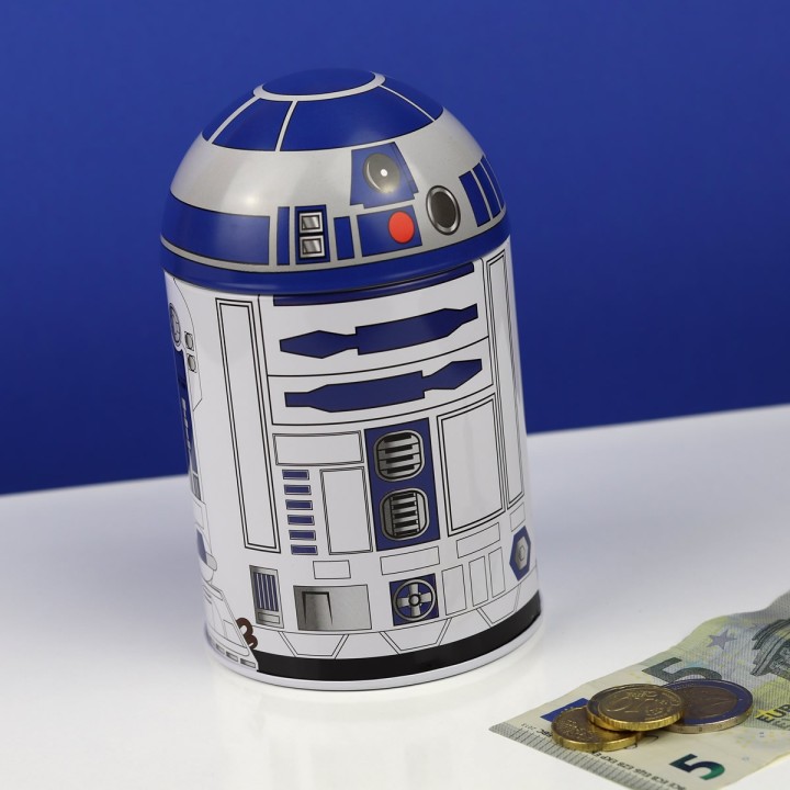 Salvadanaio R2-D2 di latta