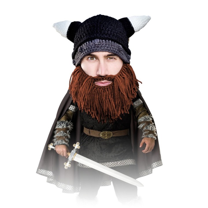 Cappello con barba Vichingo
