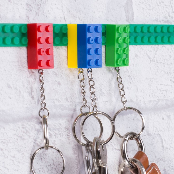 Portachiavi in stile LEGO