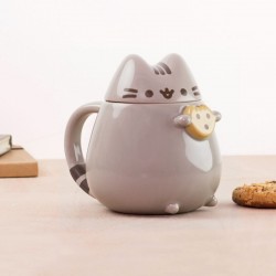 Mug 3D Pushenn Cat con coperchio
