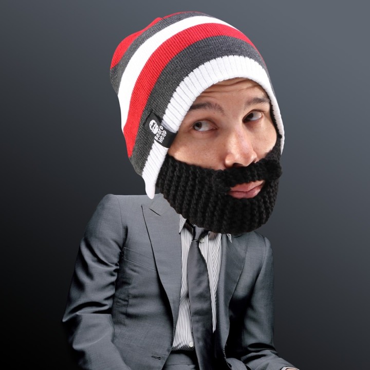 Cappello con Barba a strisce