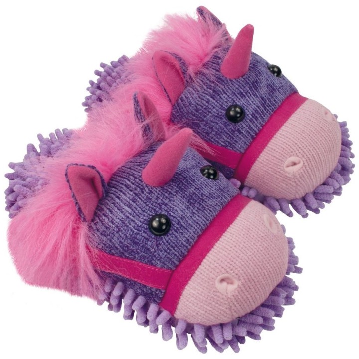 Pantofole Fuzzy Unicorno