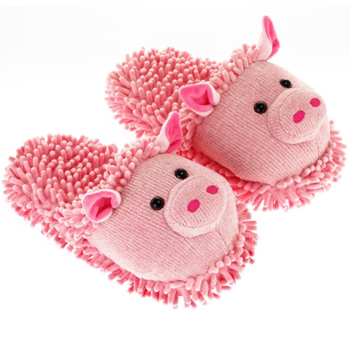 Pantofole Fuzzy Maiale