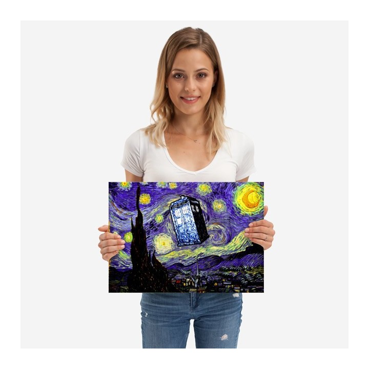 Targa TARDIS Van Gogh