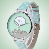 Orologio Pusheen Cat a pois