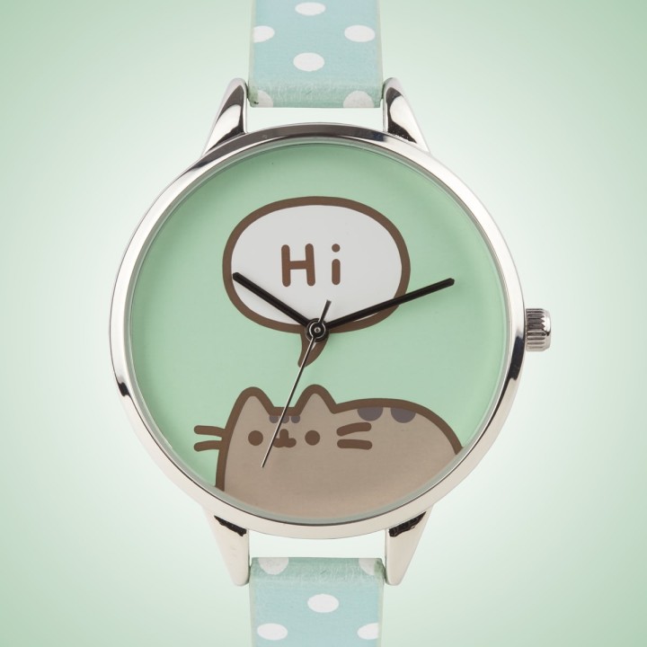 Orologio Pusheen Cat a pois