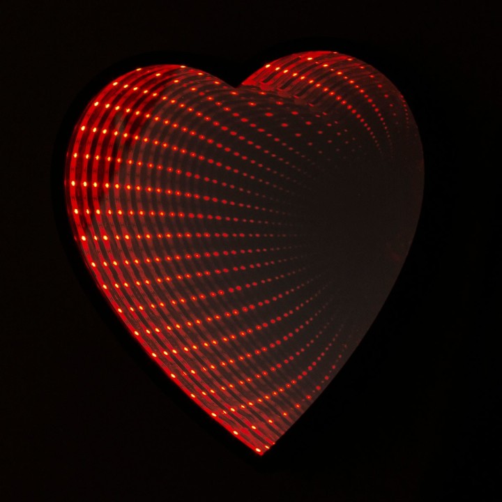 Cuore a specchio Infinity