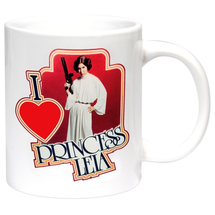 Mug Star Wars - I Love Princess Leia