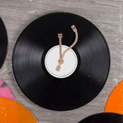Orologio Disco in vinile fai da te