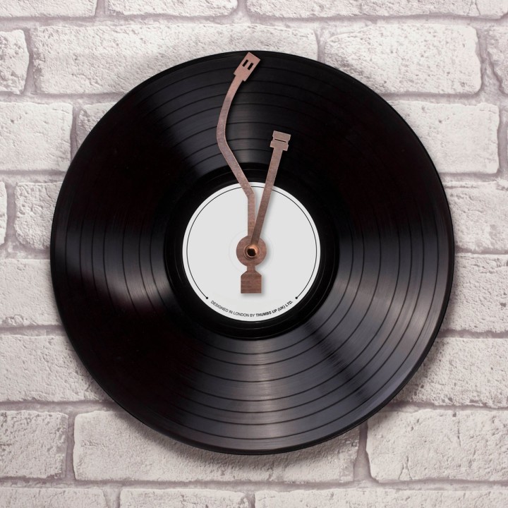 Orologio Disco in vinile fai da te