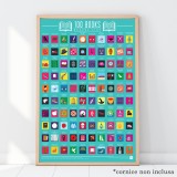 Poster 100 libri da leggere