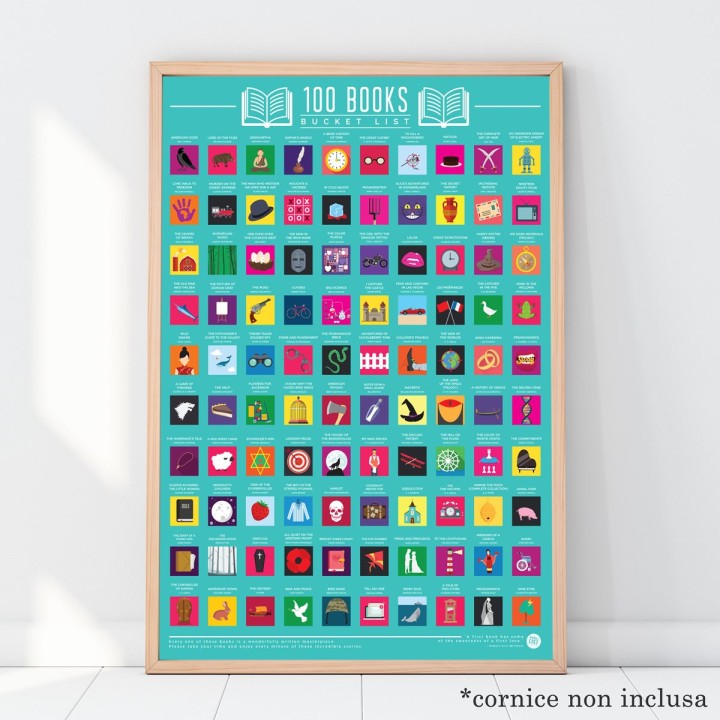 Poster 100 libri da leggere