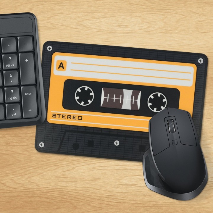 Tappetino per mouse Musicassetta