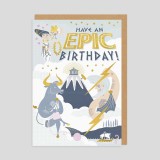 Biglietto di auguri Compleanno Epico