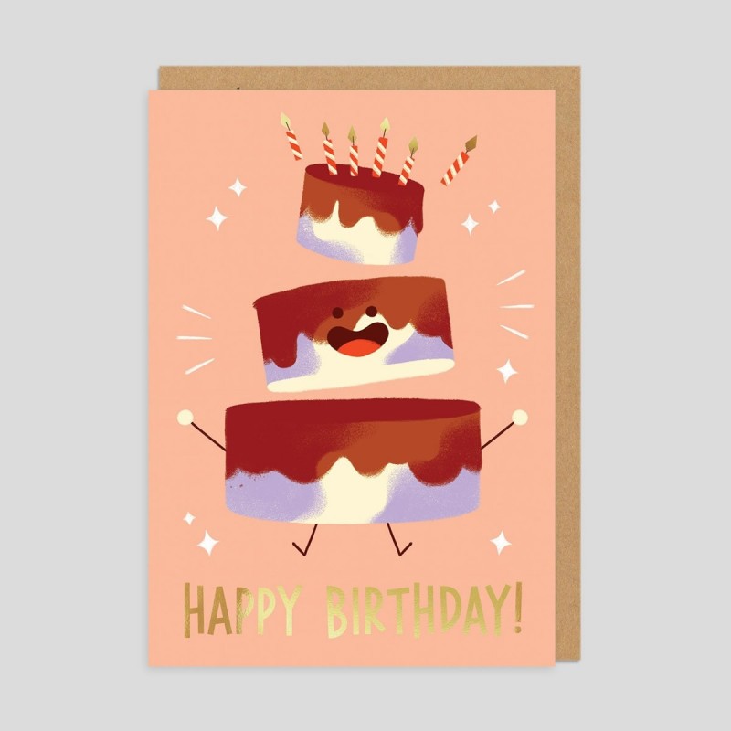 Biglietto di auguri Torta di compleanno