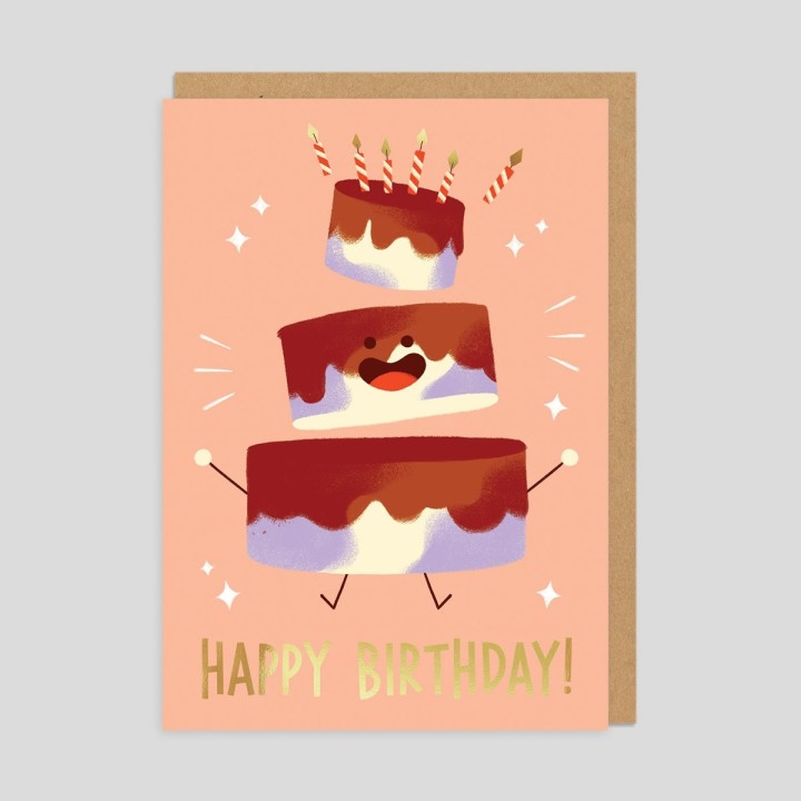 Biglietto di auguri Torta di compleanno