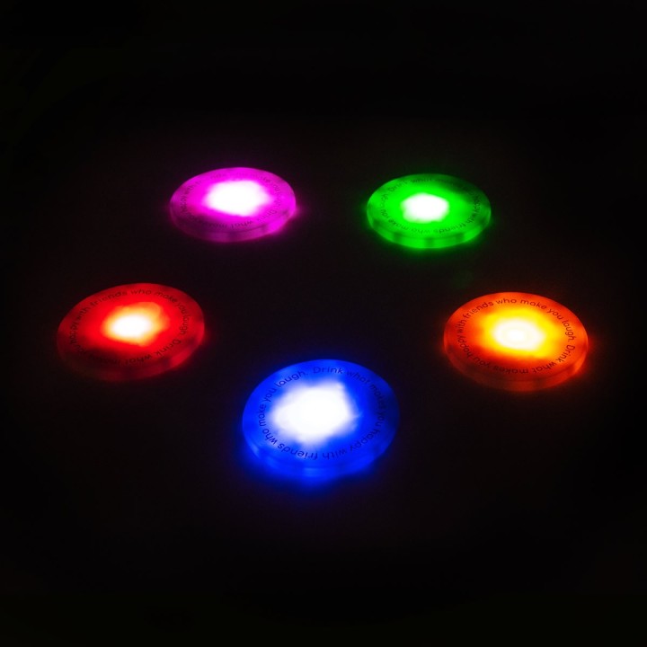 Sottobicchieri luminosi UFO