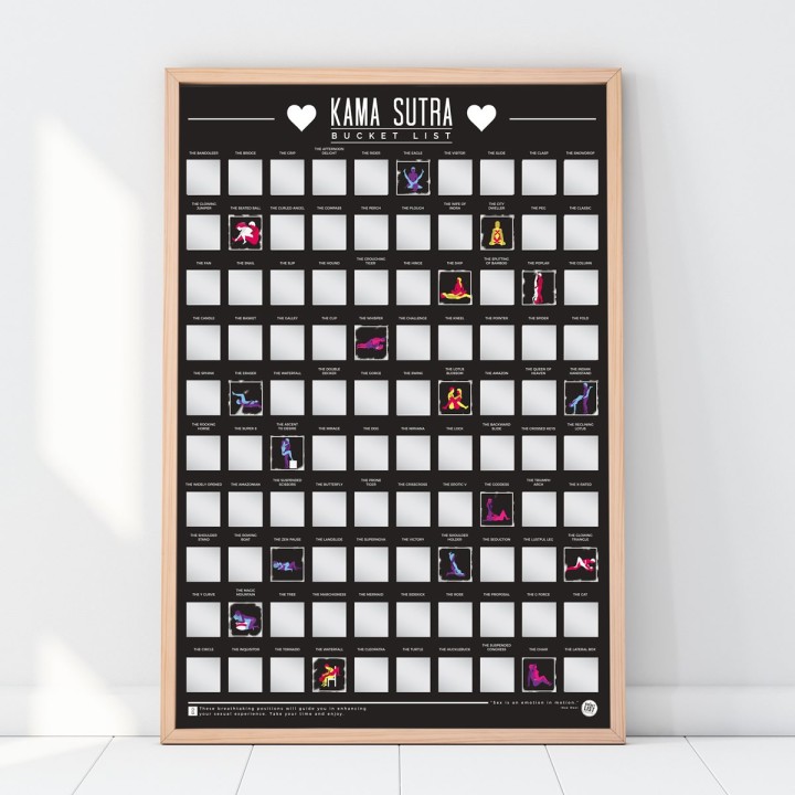 Poster 100 posizioni Kamasutra