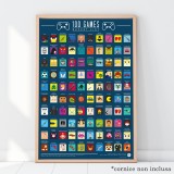 Poster 100 videogame da giocare