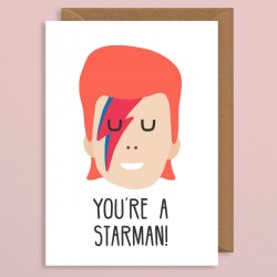 Biglietto di auguri Starman