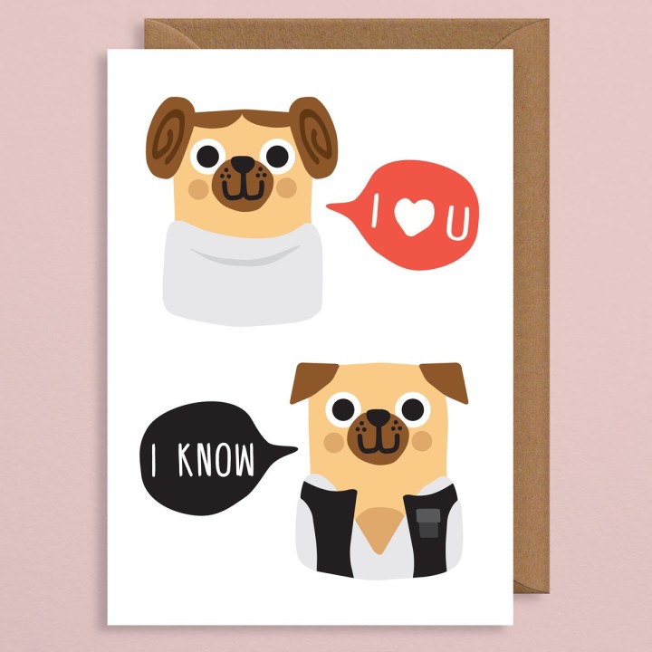 Biglietto di auguri I love You – I Know